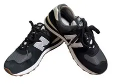 New Balance 574 スニーカー ブラック/グレー