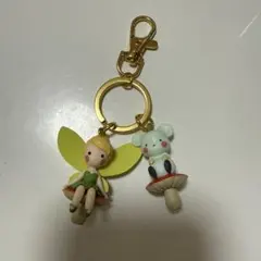 ディズニーシー　ファンタジースプリングス　ティンカーベル　チーズ　キーチェーン