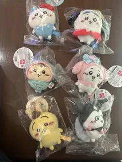 ちいかわ×サンリオキャラクターズ ぷちミニマスコットフードマスコット 6種セット