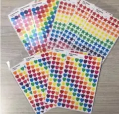 r_y 様専用ハートとスターのスマイルシールセット