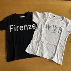 MPS キッズ　半袖Tシャツ ホワイト　ブラック　2着　まとめ売り