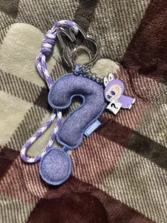 ラブブ PIN FOR LOVE イニシャル アルファベット キーリング 『?』