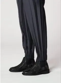 ISSEY MIYAKE MEN 変形プリーツ レザーシューズ archive - メルカリ