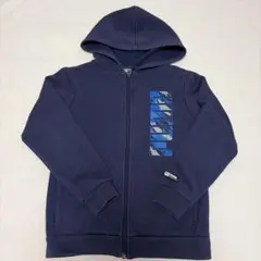 【PUMA 】ネイビー フルジップ パーカー 140cm