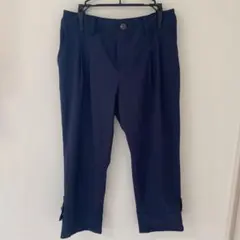 MICHELKLEINネイビー クロップドパンツ カジュアルパンツのサムネイル