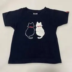 猫デザイン 半袖Tシャツ 100サイズのサムネイル