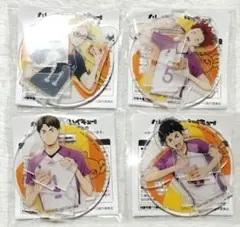 ハイキュー!! 日清カレーメシ アクリルスタンドフタ止め 月島 天童 牛島 五色