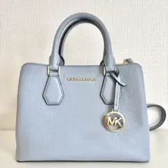 【値下げ！】 MICHAEL KORS ハンドバッグ　ペールブルー