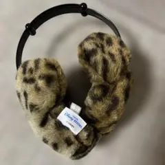 東京ディズニーリゾート ヒョウ柄耳あて　 イヤーマフ