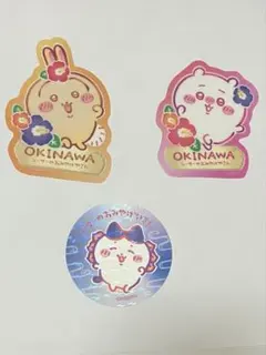 ちいかわ　ステッカー　シーサーのお土産屋さん　ハチワレ　うさぎ　中古