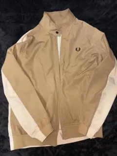 FRED PERRY ベージュ ジップアップジャケット