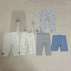 女の子　80cm 夏服　レギンスセット　七分丈　五分丈　まとめ売り　保育園着