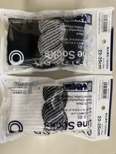 ファミリーマート コンビニエンスウェア ラインソックス 2足セット