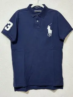 Polo Ralph Lauren ビッグポニー ネイビー ポロシャツ 短丈 ビックポニーネイビー短丈 - メルカリ