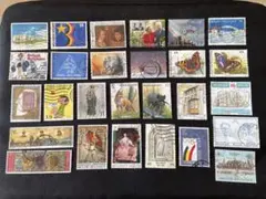 外国切手 ベルギー 使用済み 大型 27種 (No.1)