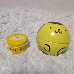 レア　ポムポムプリン　小物入れ　缶　サンリオSANRIO　レトロ　2個セット