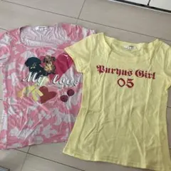 犬プリント Tシャツ 2枚セットのサムネイル
