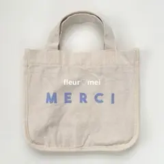 中古品 ブルーブルーエ MERCI ランチトートバッグのサムネイル