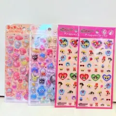 サンリオうるちゅる2枚パワパフピタプクシール 2パック4 セット正規品