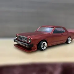 グラチャンコレクション ローレル 紫 メッキリム 族車 トミカ改造