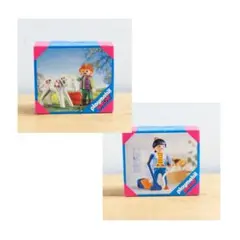 【新品】Playmobil 4571 子供と子馬 / 4588 ハウスワイフのサムネイル