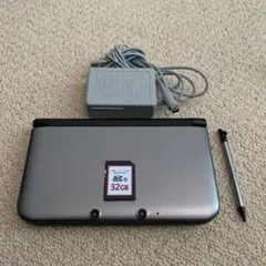 【SD32GB】【液晶良好】ニンテンドー3DS LL シルバー×ブラック
