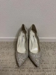 DIANA グリッターパンプス ハイヒール 22.5cmのサムネイル