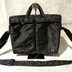 POTER ポーター タンカー ナイロン ヘルメットバッグ 2way ブラック