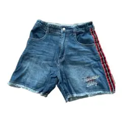 ZIDDY サイドライン デニムショートパンツ 160