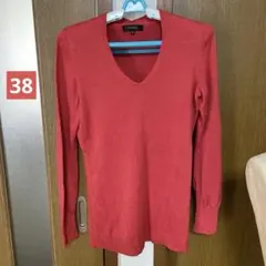 LE JOUR ⭐︎シルク混⭐︎赤　ニットセーター 38