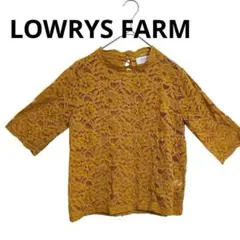 【LOWRYS FARM】ローリーズファーム　トップス　半袖　レース　透け感　春