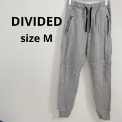 DIVIDED 【M】H&M グレー ジョガーパンツ スウェットパンツ