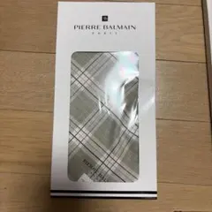 PIERRE BALMAIN チェック柄 ハンカチ　注意:線香の匂いがします。のサムネイル