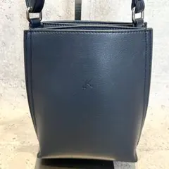 美品 キタムラ ショルダーバッグ 上品 ネイビー 斜め掛け