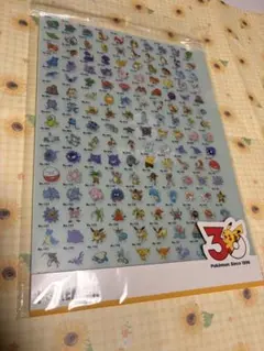 新品 3COINS ポケモン クリアファイル 3枚セット