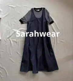 Sarahwear サラウェア　ジャンパースカート　コットンリネンデニムのサムネイル