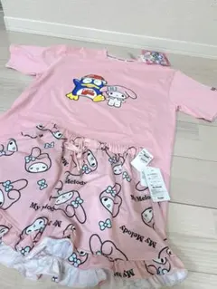 ドンキ ドンペン サンリオ マイメロ マイメロディ Tシャツ ショートパンツ　Mのサムネイル