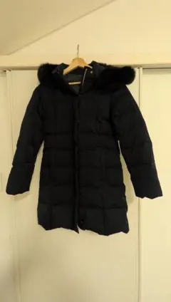 Demi-Luxe BEAMSフード付きダウンジャケット Lサイズ ネイビー