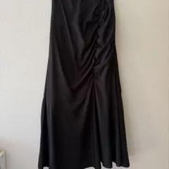 レトロガールロングフレアスカート