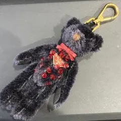 プラダ チャーム キーホルダー くま ベア メタリック ロボット - メルカリ