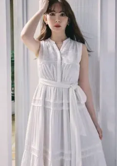 Herlipto Scala Lace-Trimmed Dress S 送料込み