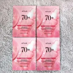 アヌア anua 70+ 桃　シートマスク　パック 4枚セット