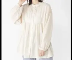 切り替えフリルカラーブラウス studio CLIP スタディオクリップ Ｆ