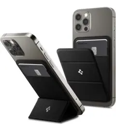 MagSafe対応 カードケース スタンド スリム マグネット内蔵 背面