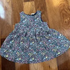 H&M 花柄　ノースリーブ　ワンピース 6-9M