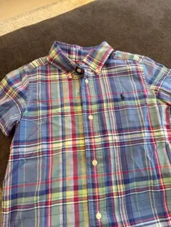 ラルフローレン　半袖チェックシャツ