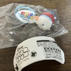 未使用　ディズニーツムツム　不思議の国のアリス　ウサギ　マスコットストラップ