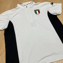 Kappa ITALIA ハーフジップ ポロシャツ ホワイト LLのサムネイル