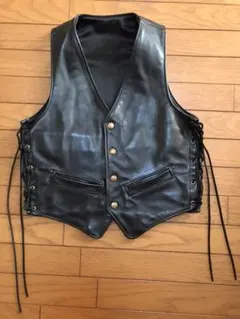Langlitz Leather レザー ベスト 黒　size40 Langlitz Leathers/ラングリッツレザーズ】ベスト/B.D. Riding