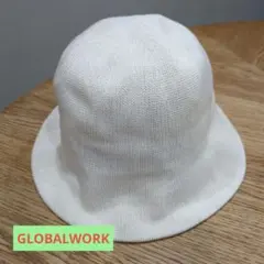 GLOBAL WORK UVカットサーモハット アイボリーのサムネイル